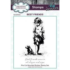 Creative Expressions Cling Stamp - Andy Skinner / Best Friends